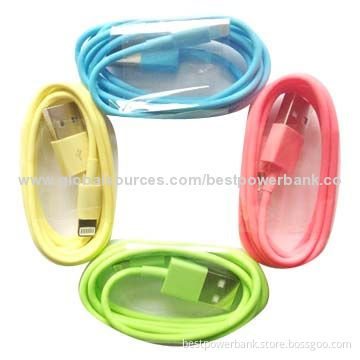 New Colorful USB Data Cables for iPhone 5/5C/5S, with Multifunction